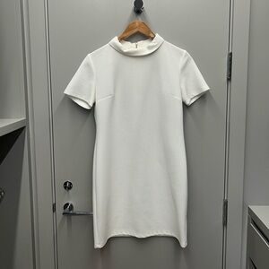Fashion Union White Turtle Neck dress